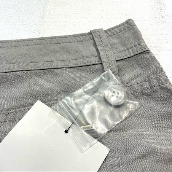 Calvin Klein Nwt Gray Linen Shorts - Picture 11 of 15